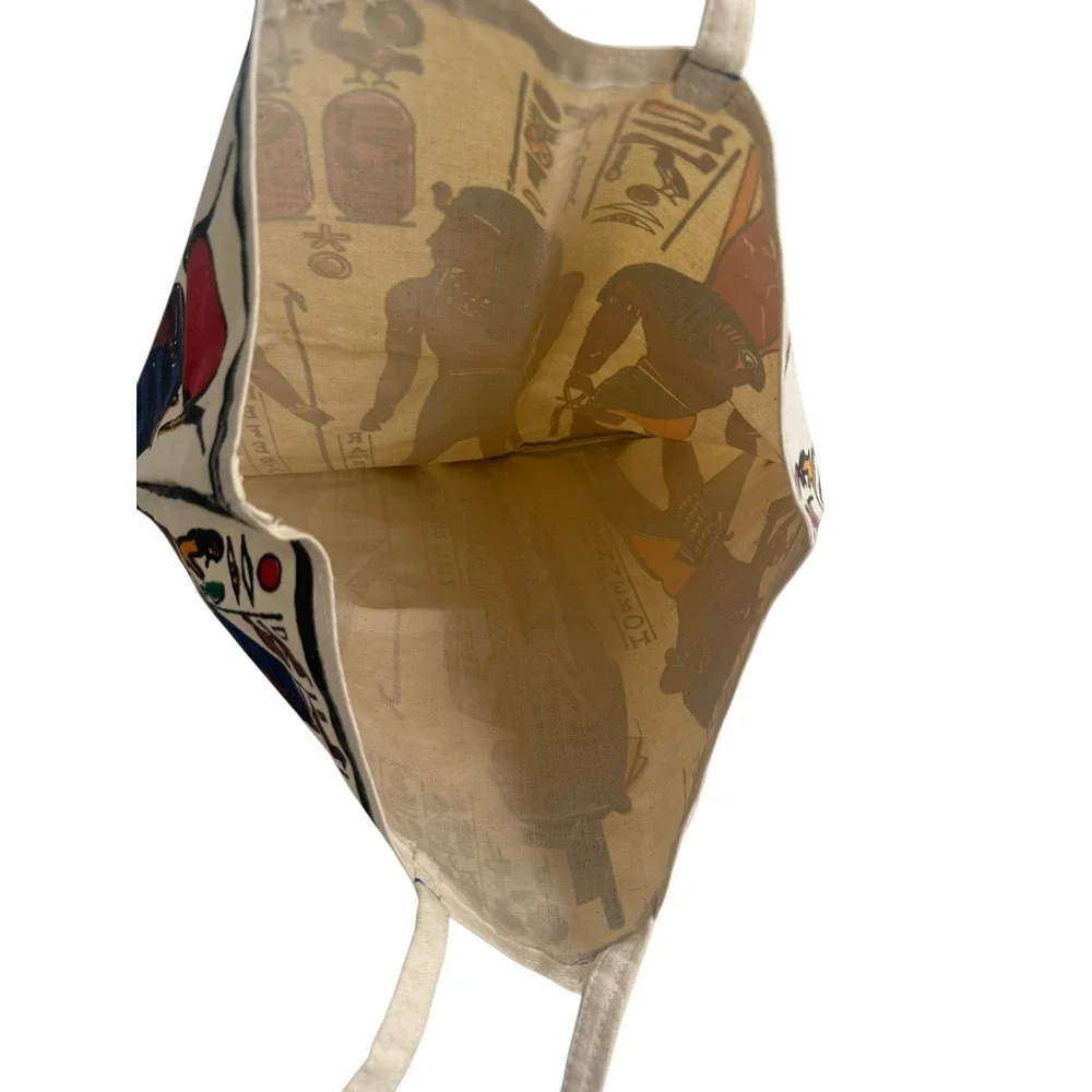 Egyptian‎ Art Canvas Tote Bag Nefertari Horus Ramses Egypt Souvenir